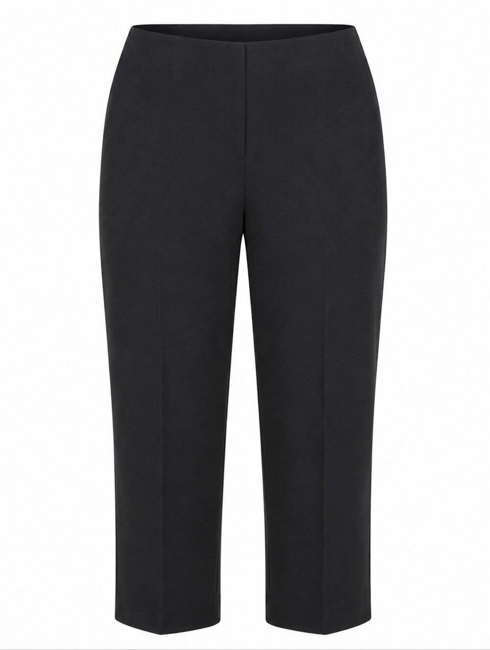 PIAZZA SIMPIONE | Audrey Italy Dress Crop Ankle Career Pants Black | Approx L XL